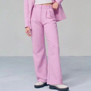 A&F Sloane Tailored Pant in Pink 31 Long